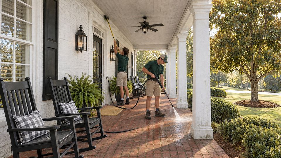 Porch & patio in Jackson, MS by Magnolia Boys